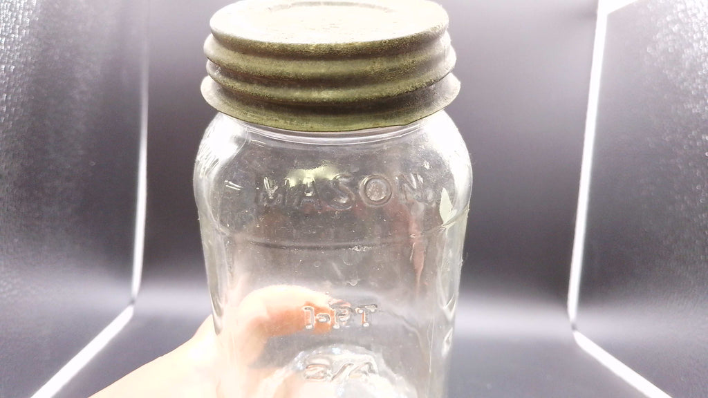 Vintage Mason Jar Metal Lid
