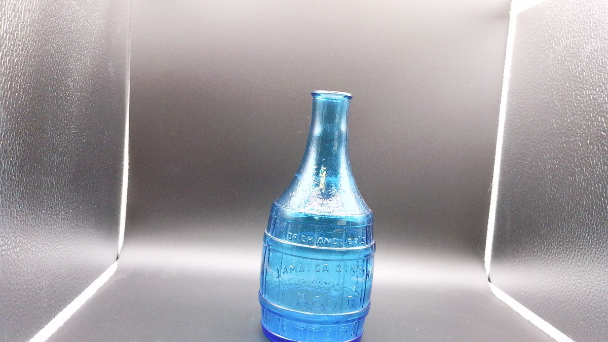 Wheaton Blue Glass Dr. Chandler's Jamaica Ginger Root