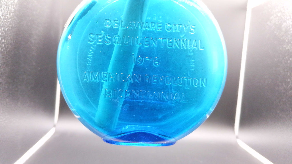 Clevenger's Brothers Bicentennial Blue Bottle