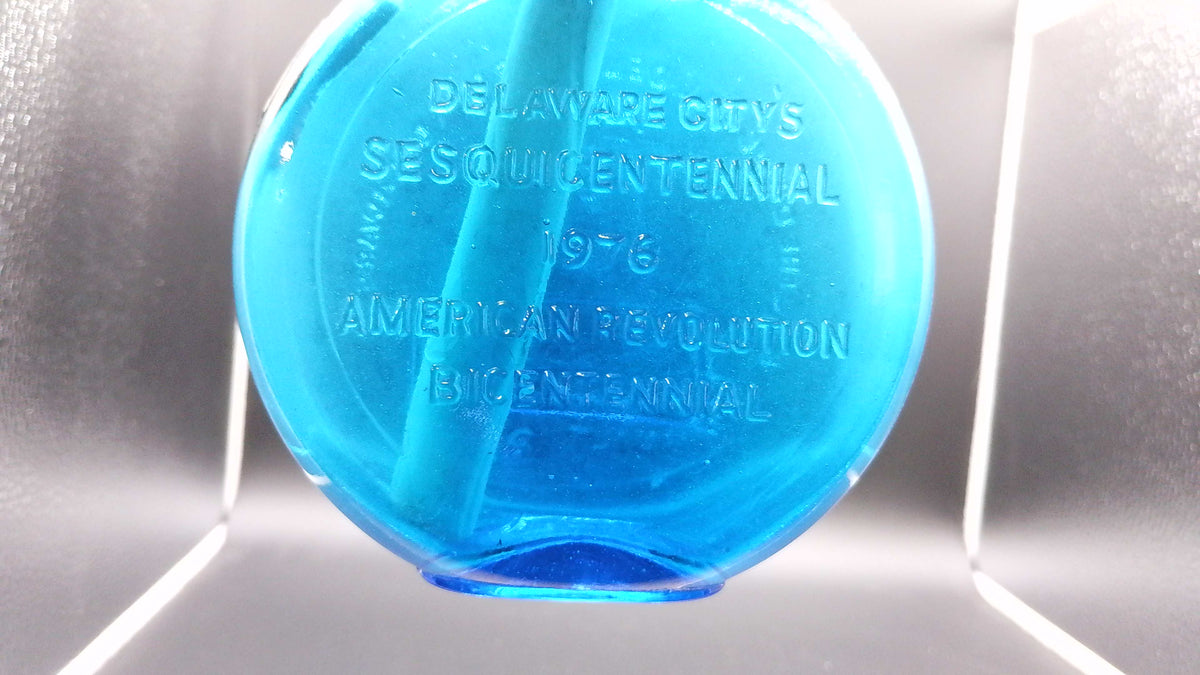 Clevenger's Brothers Bicentennial Blue Bottle