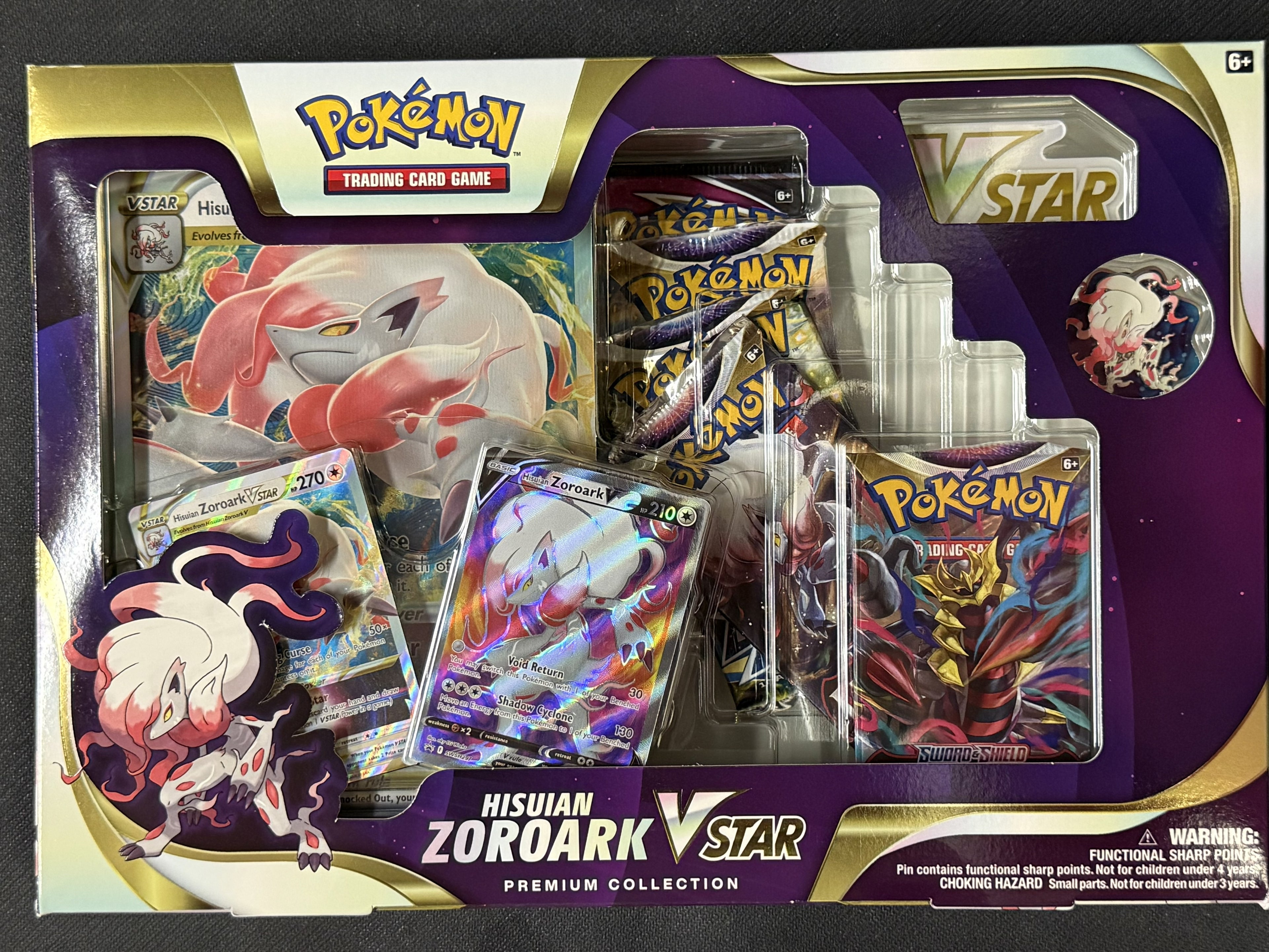 Pokémon TCG: Hisuian Zoroark VSTAR Premium Collection
